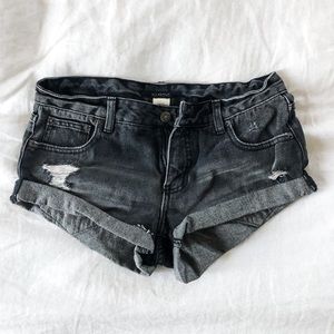 Billabong Black Denim Shorts